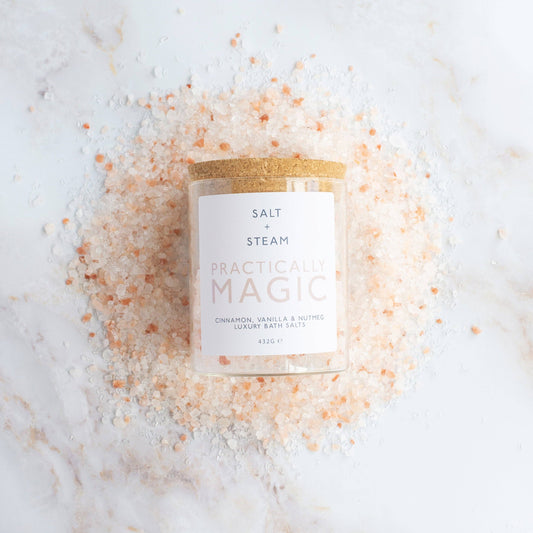 Practically Magic - Cinnamon & Vanilla Bath Salts 80g & 432g