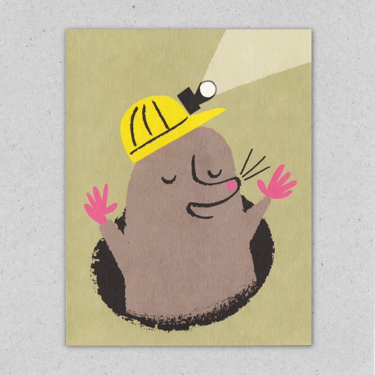 Miner Mole by Lisa Jones Studio