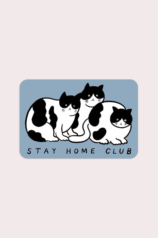 Tuxedo Cats Vinyl Sticker by Stay Home Club