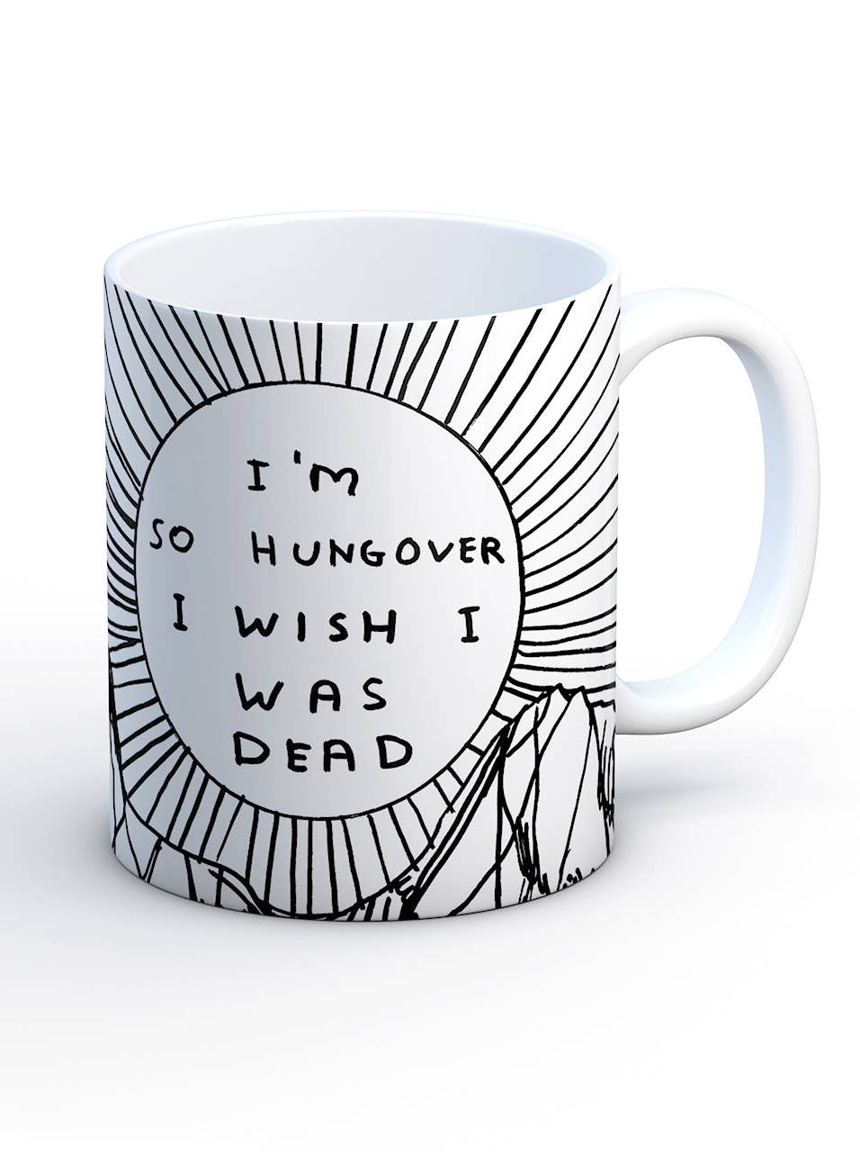 Hungover - David Shrigley Mug