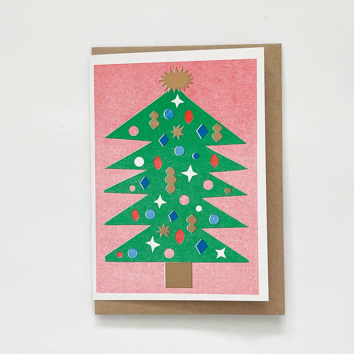 'Tree' Christmas / Holiday Card by Lizzie Lomax