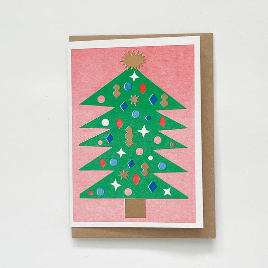 'Tree' Christmas / Holiday Card by Lizzie Lomax