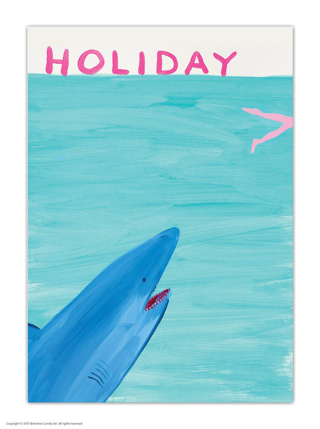 Holiday - David Shrigley Postcard