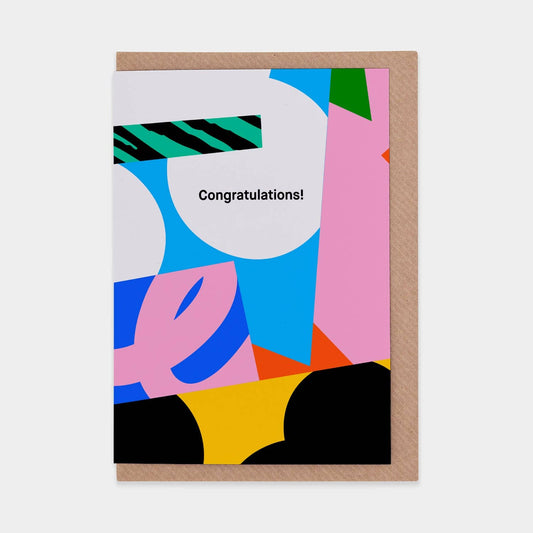 Congratulations Greetings Card by Evermade