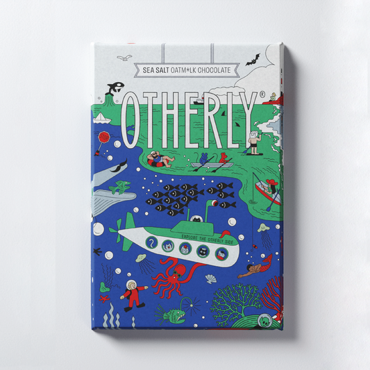 Otherly Sea Salt // 130G// Vegan // OATM*LK CHOCOLATE BAR