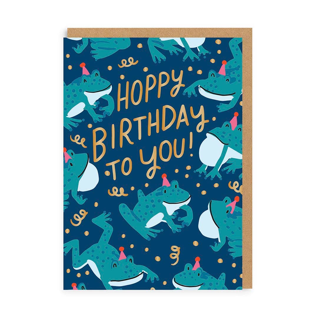 Hoppy Birthday Hello!Lucky Greeting Card