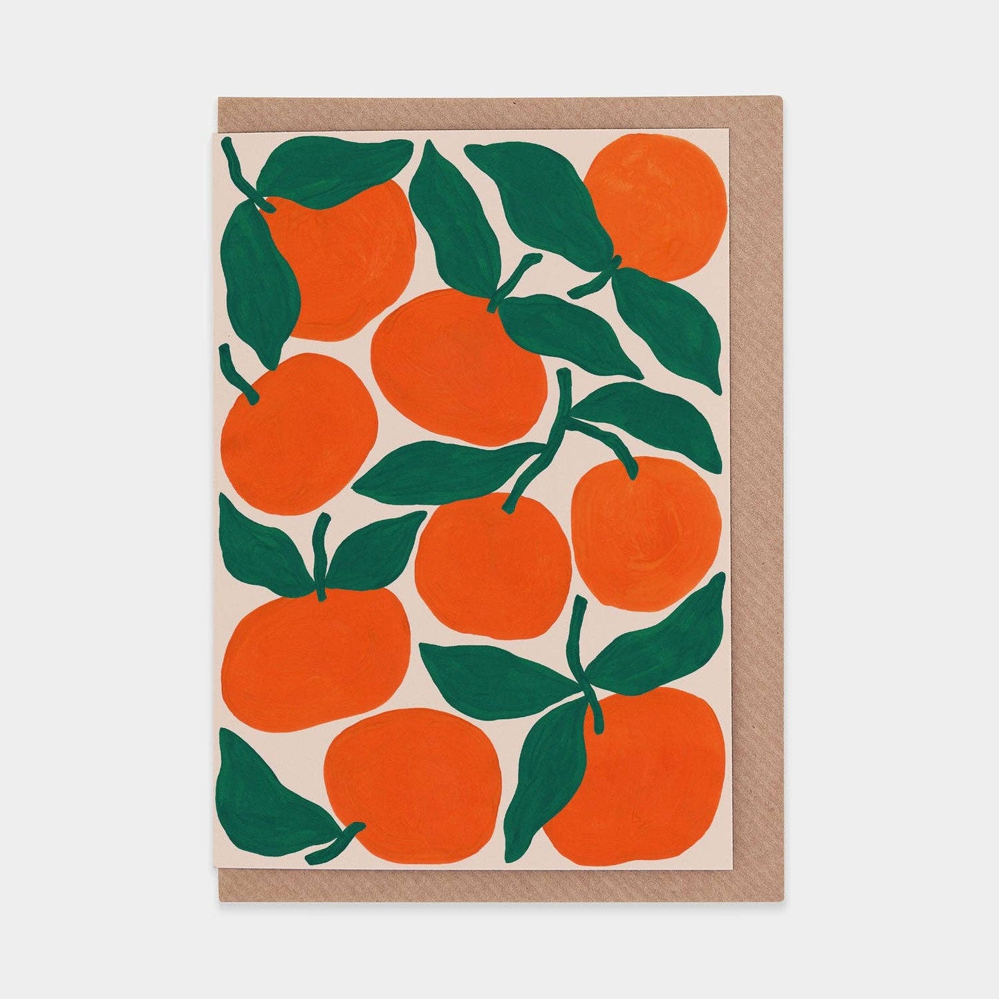 Tangerines Greetings Card by Evermade