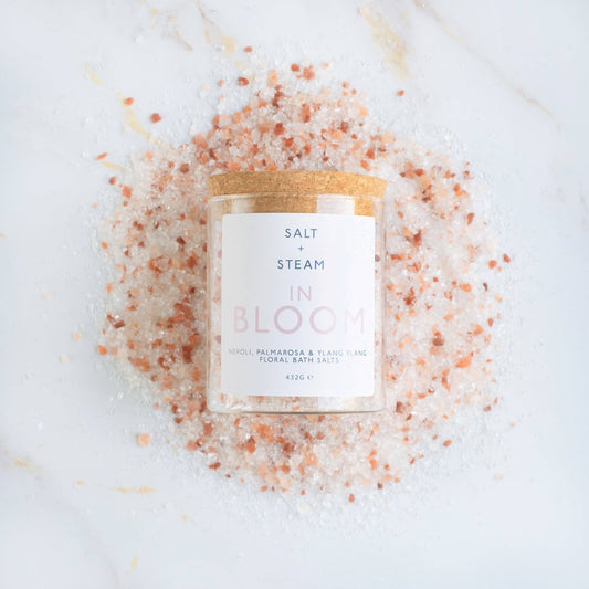 In Bloom - Rose, Neroli & Palmarosa Bath Salts 80g & 432g